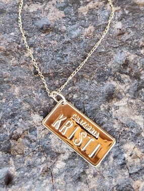 14K Solid Yellow Gold " Kristi " Necklace